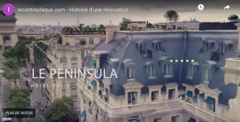 Hôtel Péninsula : Histoire d'une rénovation